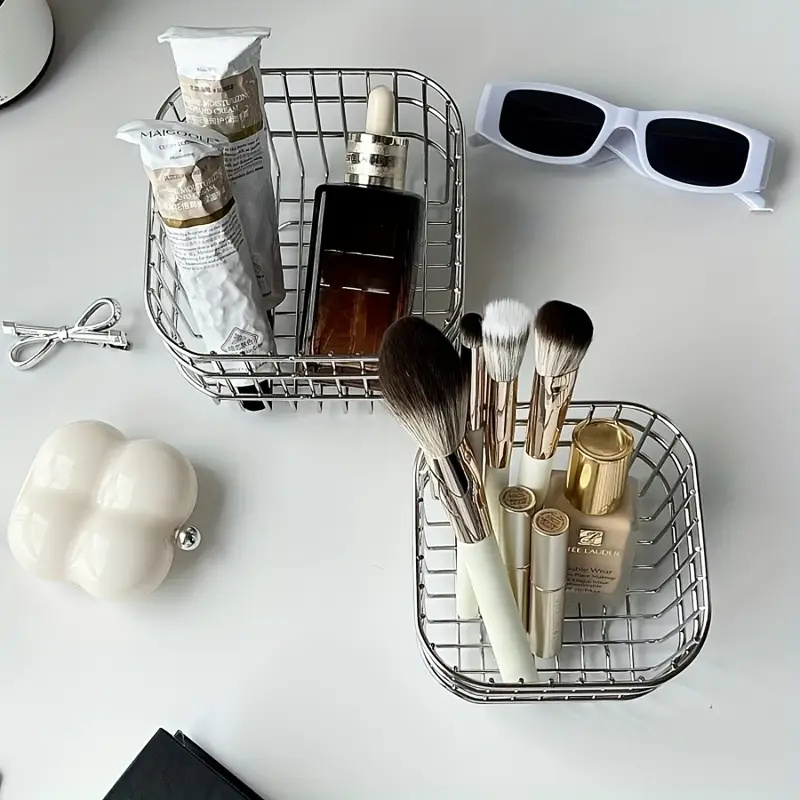 Skincare B Erl - Cesta de armazenamento de ferramentas cosméticas