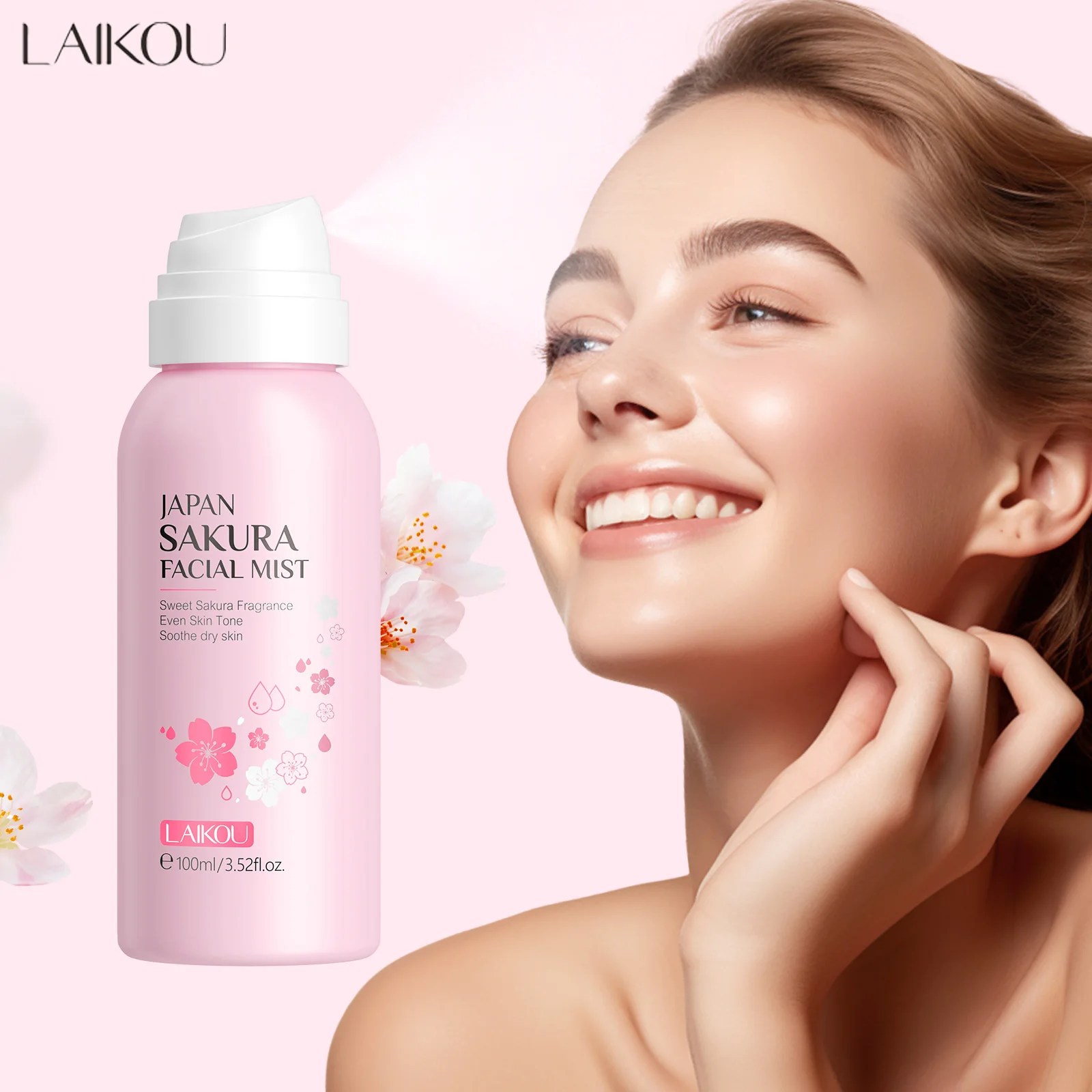 Skincare Niacinamide - Laikou sakura spray iluminador de névoa