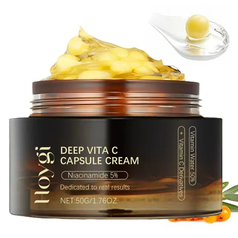 Skincare Glow Glowing - Cápsula dourada de vitamina c profunda,