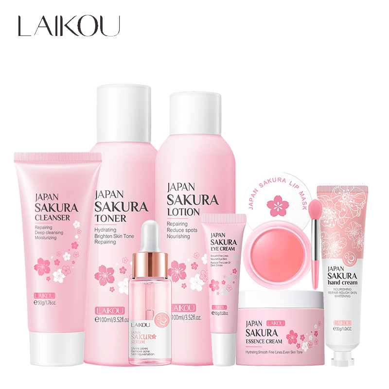 Skincare Niacinamide - Laikou-sakura facial skin care set, hidratante,