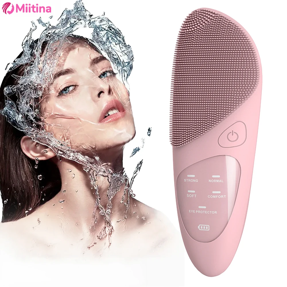 Skincare B Erl - Escova elétrica de limpeza facial ultrassônica,