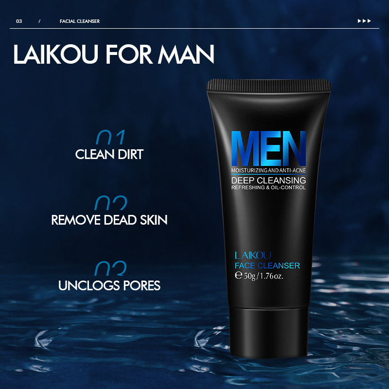 LAIKOU Homens Limpador Facial  - Salicylic Acid Cleanser avaliação e preço