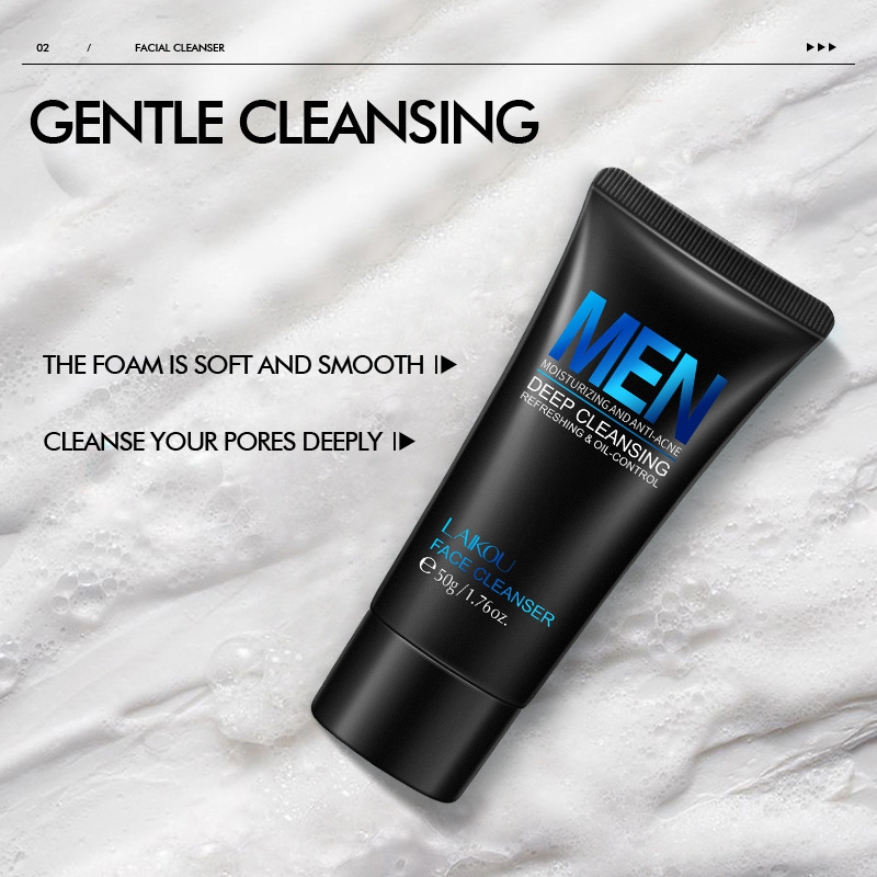 LAIKOU Homens Limpador Facial  - Salicylic Acid Cleanser avaliação e preço