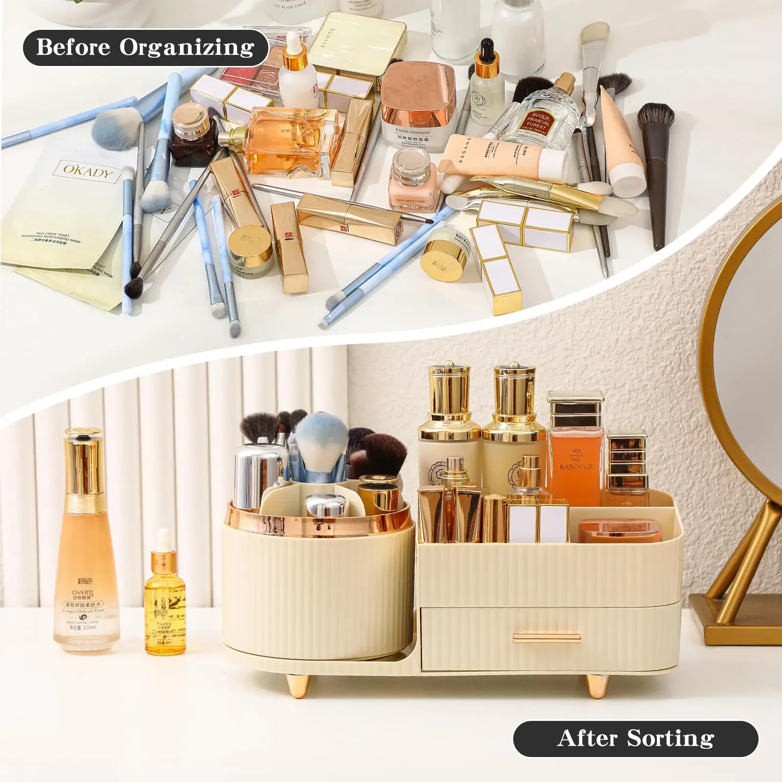 Suporte de pincel de maquiagem - Skincare B Erl avaliação e preço