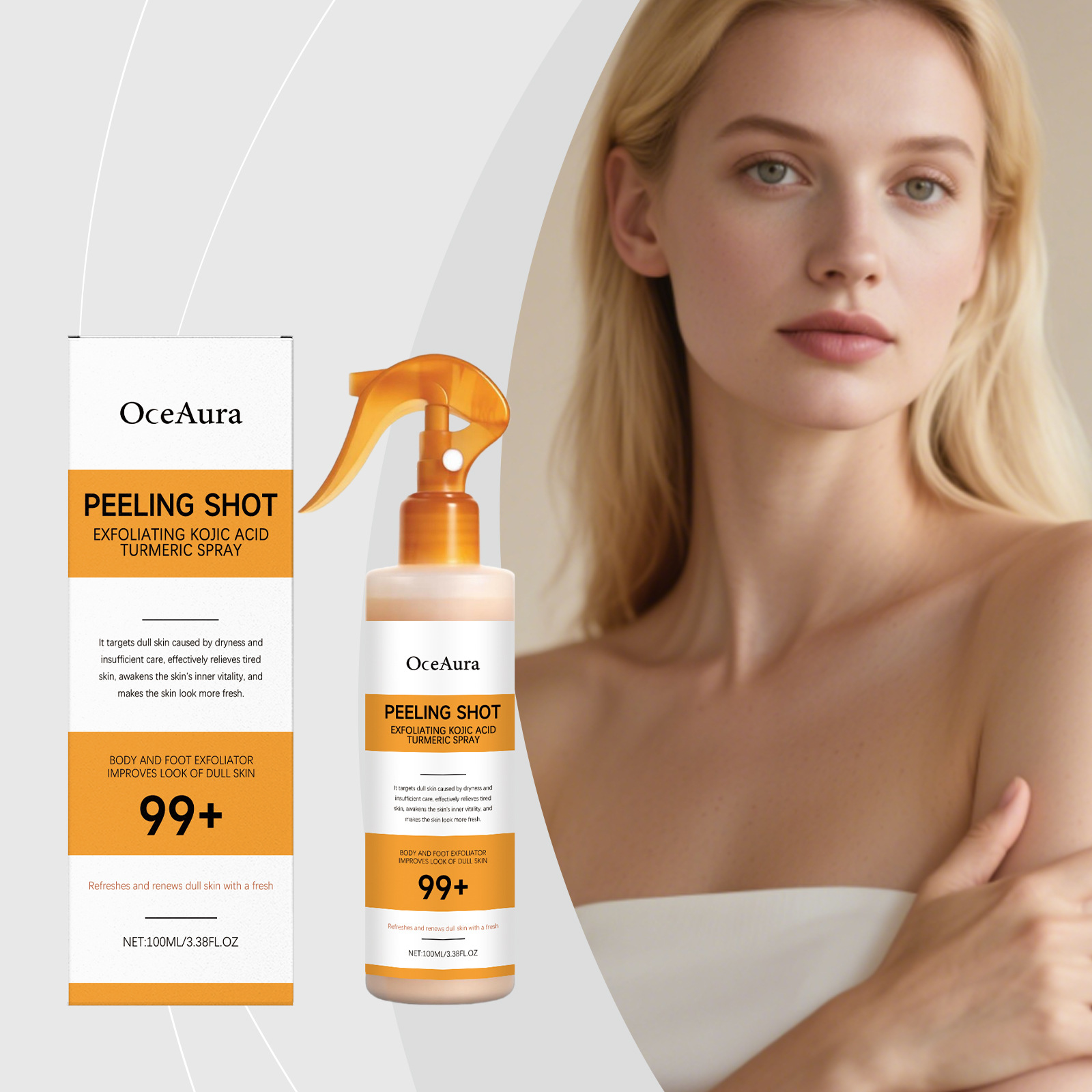 Spray de Ácido Kójico e Cúrcum - Skincare Glow Glowing avaliação e preço
