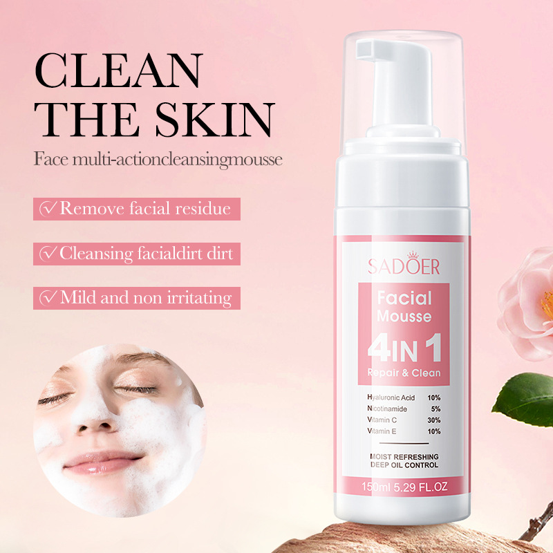 SADOER 4 em 1 Mousse Facial Es - Salicylic Acid Cleanser avaliação e preço